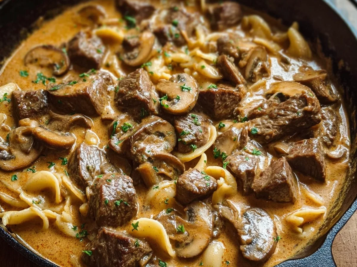 Quick Gordon Ramsay Beef Stroganoff Dinner - Image 1