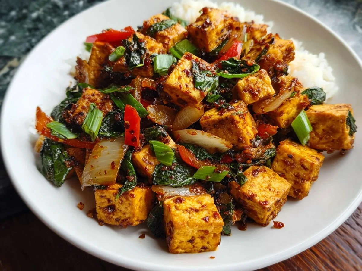 Quick Thai Basil Tofu Stir-Fry for Meal Prep - Image 1