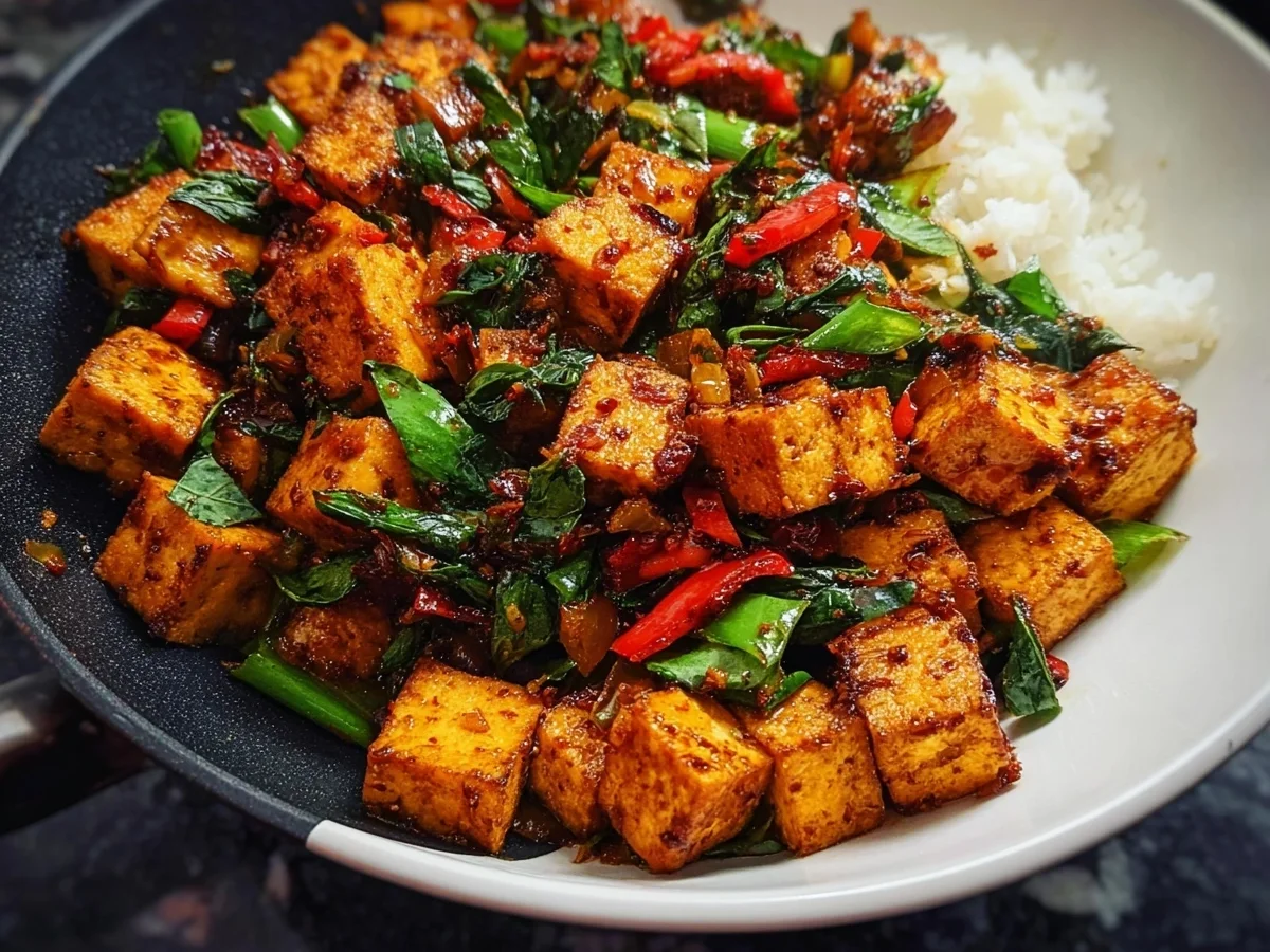 Quick Thai Basil Tofu Stir-Fry for Meal Prep - Image 2