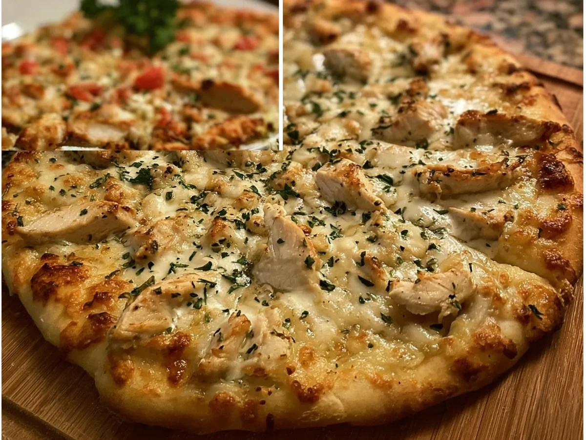 Roasted Garlic White Chicken Pizza: High Protein - Image 2