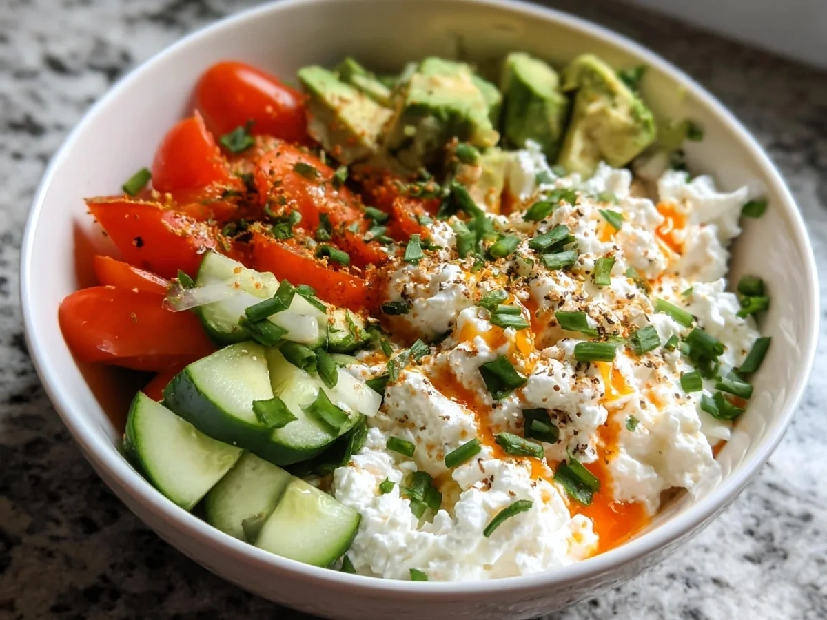 Savory Cottage Cheese Bowl: Quick & Protein-Packed - Image 2