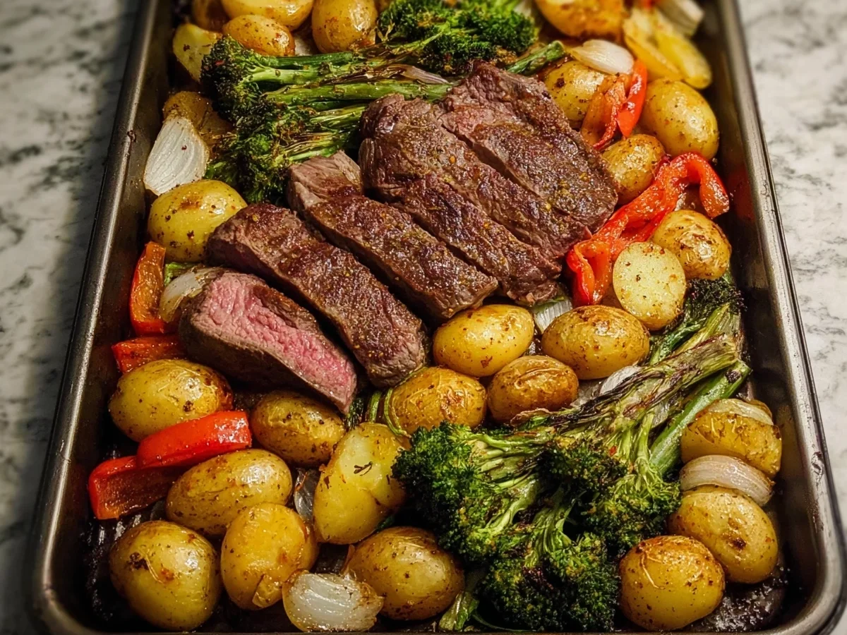 Sheet Pan Steak & Veggies: Quick One-Pan Dinner - Image 2