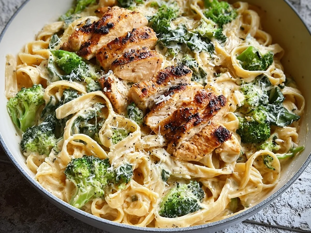 Skinny Chicken Broccoli Alfredo: Low-Calorie Comfort - Image 2