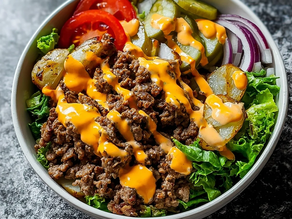 Smash Burger Bowl: High Protein, Low Carb Recipe - Image 2