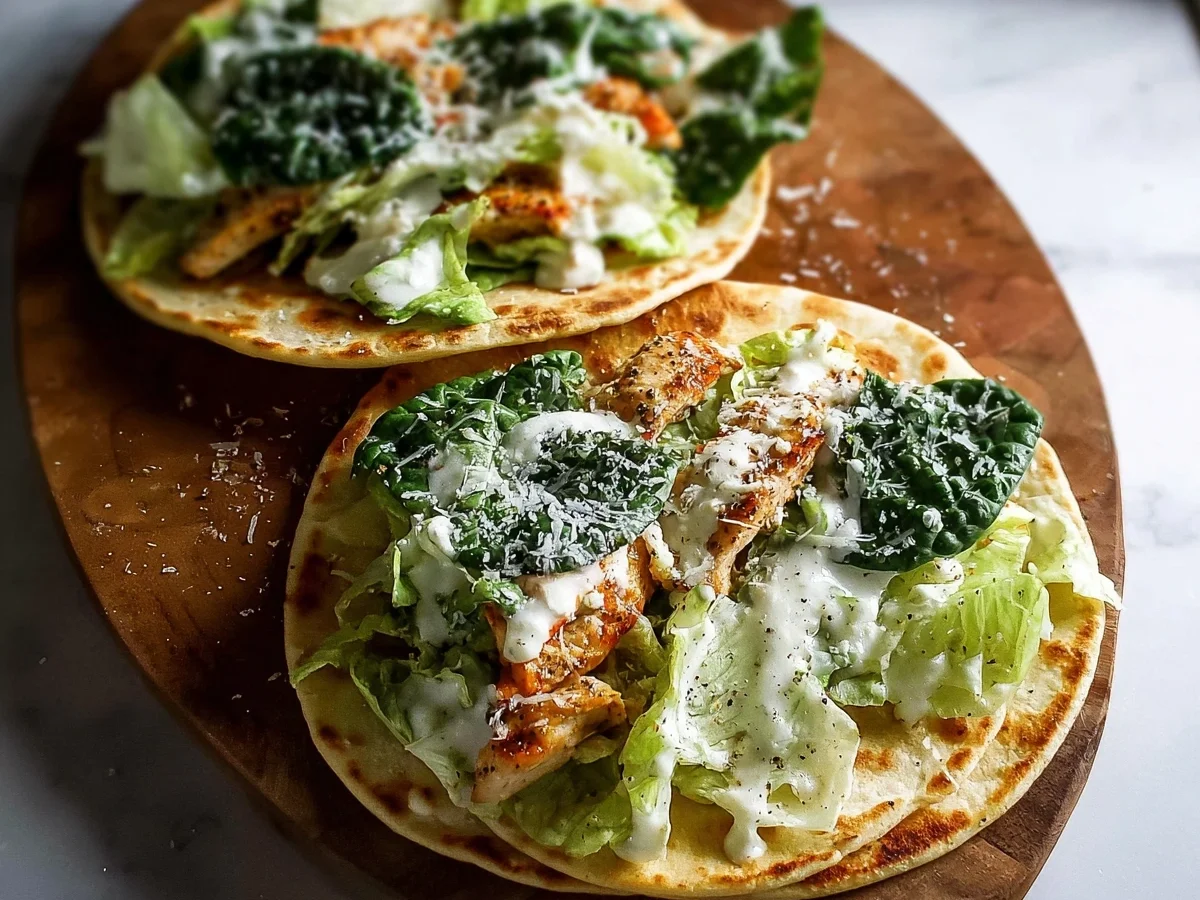 Smash Chicken Caesar Tacos: Quick Family Dinner - Image 2