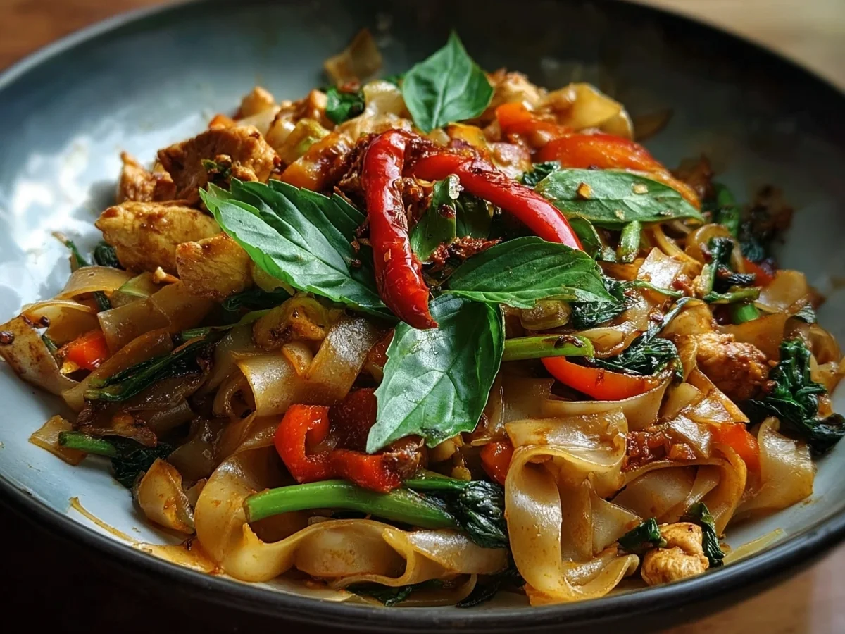 Spicy High Protein Drunken Noodles Recipe - Image 2