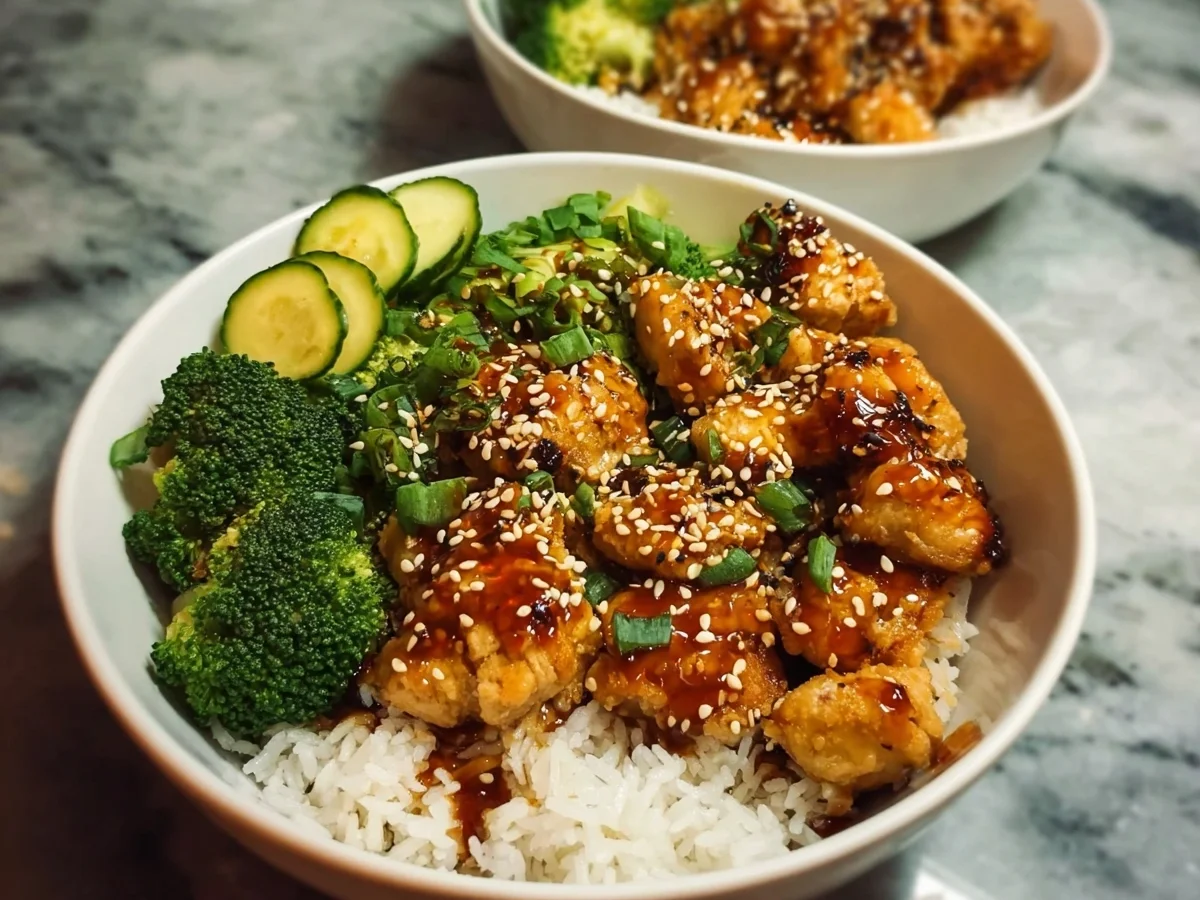 Sticky Chicken Bowls: Quick & Flavorful Dinner - Image 1