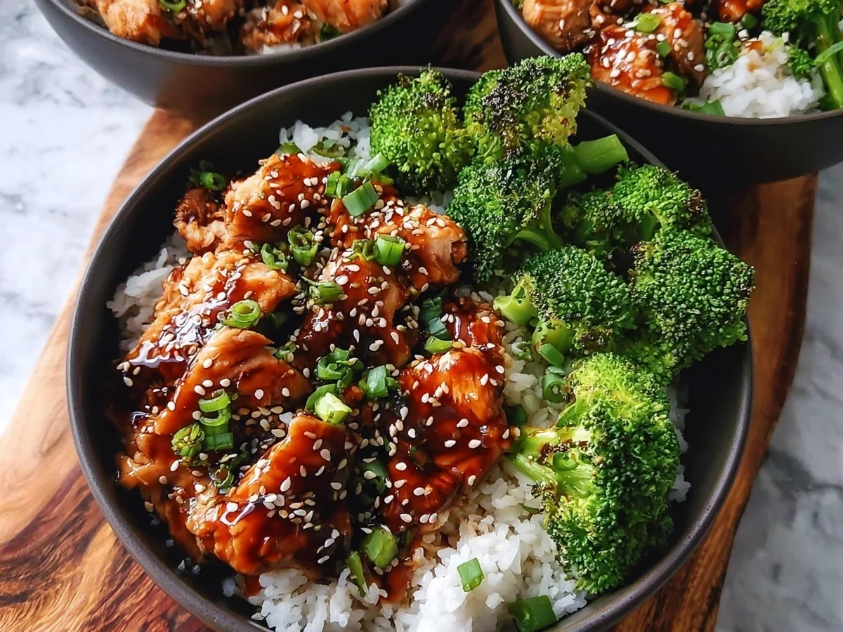 Sticky Chicken Rice Bowls: Easy Weeknight Meal Prep - Image 1