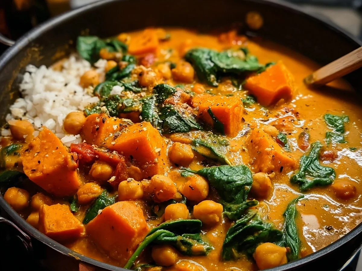 Sweet Potato Chickpea Curry | Easy One-Pot Vegan Meal - Image 1
