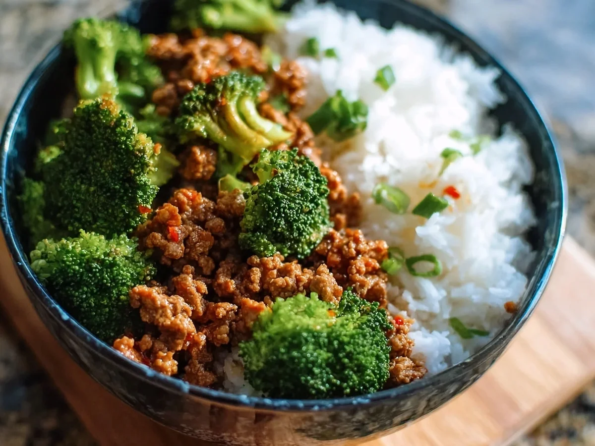Sweet & Spicy Turkey Broccoli Bowls: 30-Min Meal Prep - Image 1