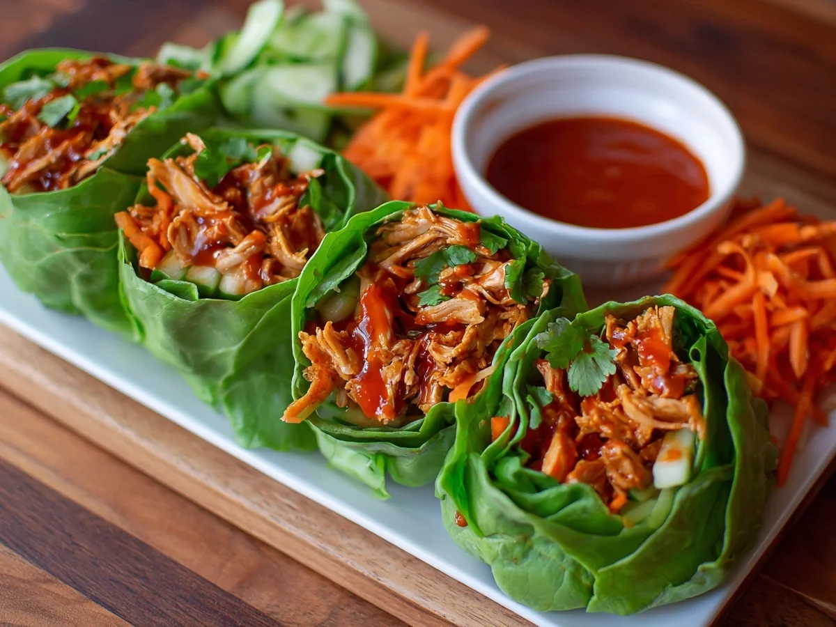 Thai Peanut Chicken Wraps: Quick, High-Protein Meal - Image 1