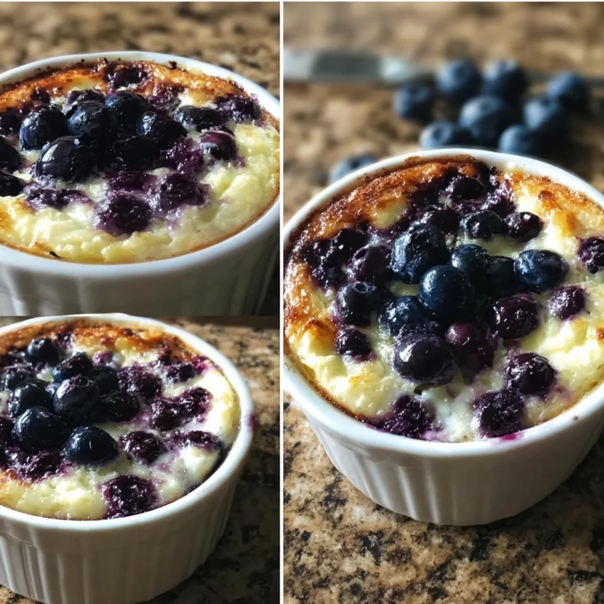 Baked Blueberry Cottage Cheese Bowls: Creamy & Easy
