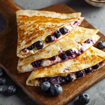 Blueberry Breakfast Quesadilla: Quick, Sweet, High-Protein