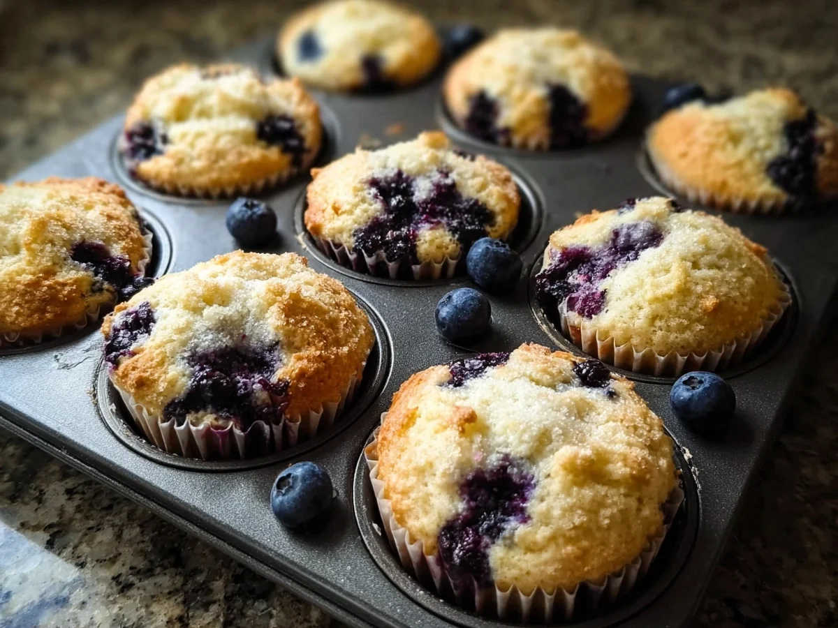 Blueberry Protein Muffins: Soft & Fluffy Homemade Recipe - Featured Image