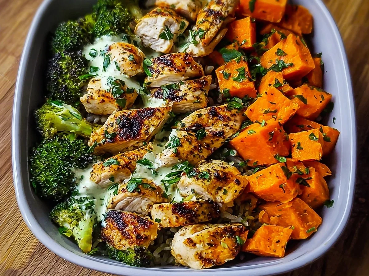 Chicken Sweet Potato Bowl: Easy Meal Prep Recipe - Featured Image