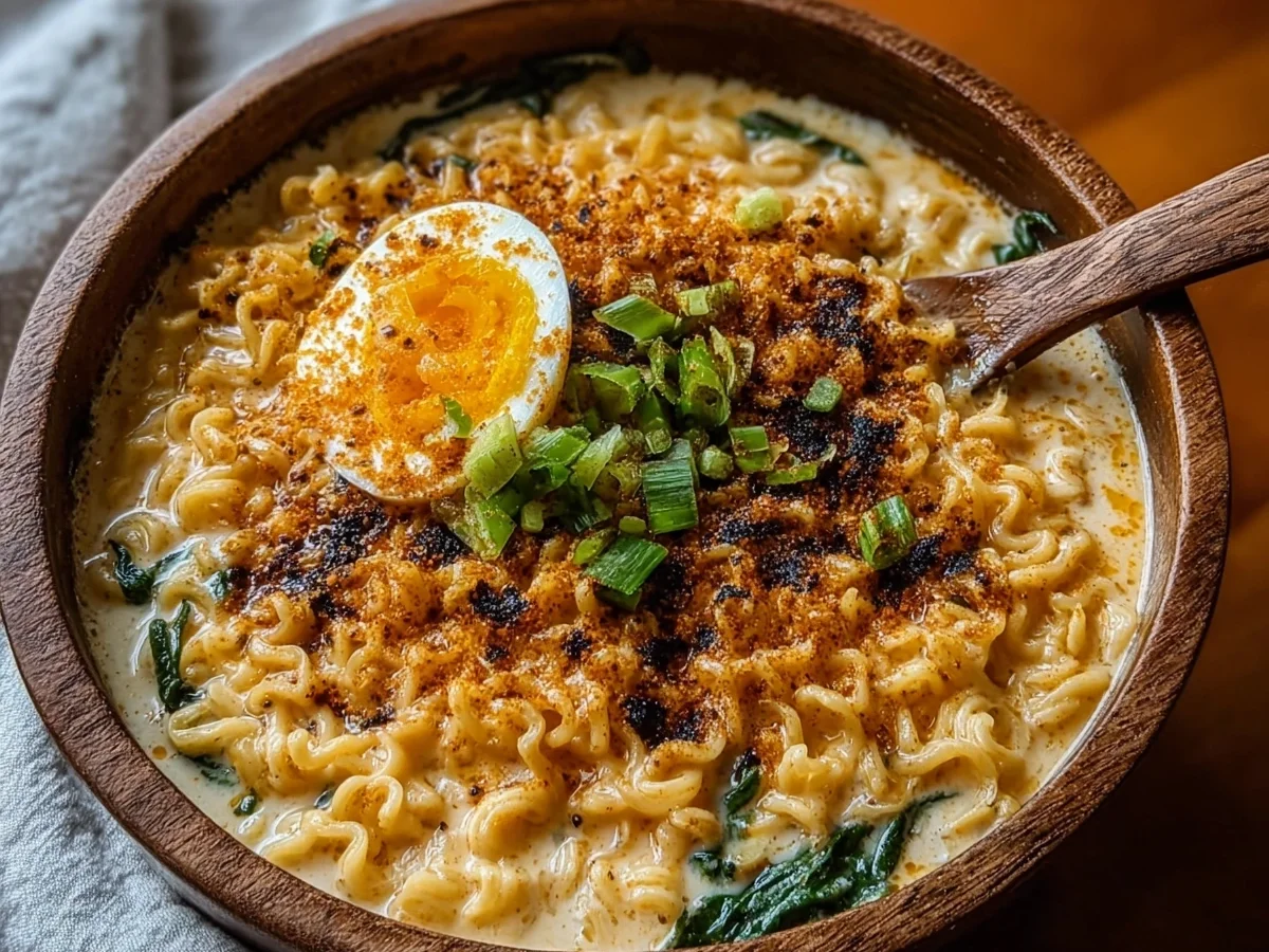 Creamy Cheesy Ramen Noodles: Guilt-Free Quick Dinner - Featured Image