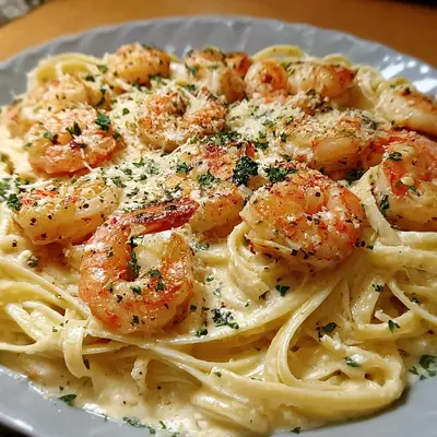 Creamy Garlic Shrimp Pasta: High Protein 30-Minute Meal