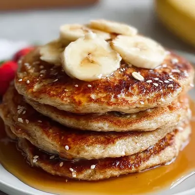 Fluffy Banana Oatmeal Pancakes: Easy Weekend Breakfast