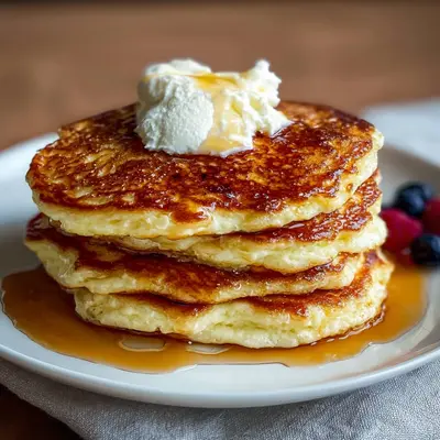 Fluffy High-Protein Cottage Cheese Pancakes Recipe