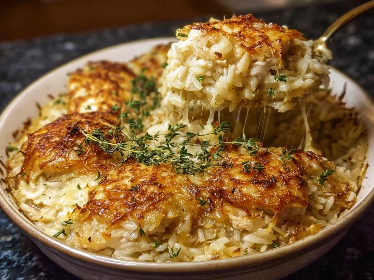 French Onion Chicken Rice Bake: Easy Weeknight Dinner - Featured Image