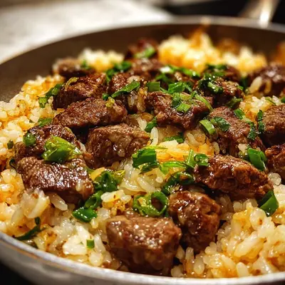 Garlic Butter Beef Rice: Quick One-Pan Dinner Recipe