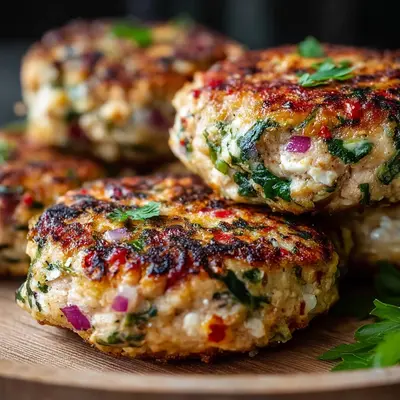 Greek Chicken Burgers: Mediterranean Meal Prep Recipe