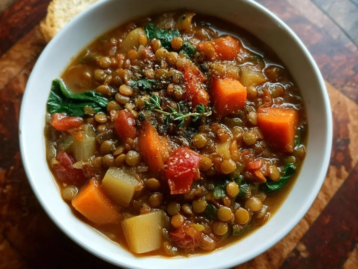 Hearty Lentil Stew: Comforting & Meal Prep Friendly - Featured Image