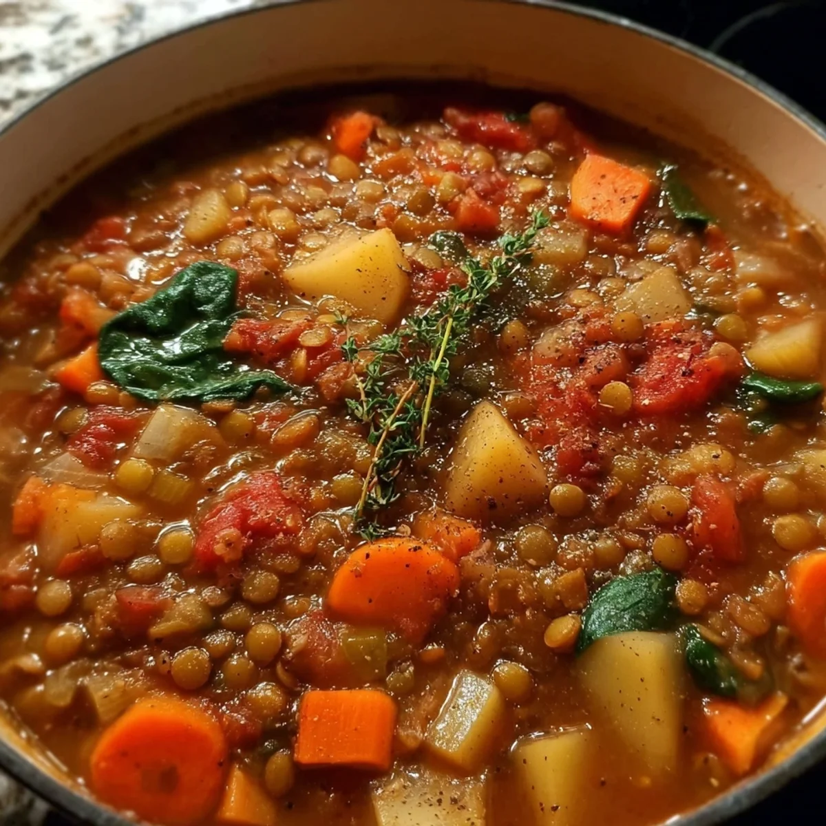 Hearty Lentil Stew: Protein-Packed & Comforting Meal