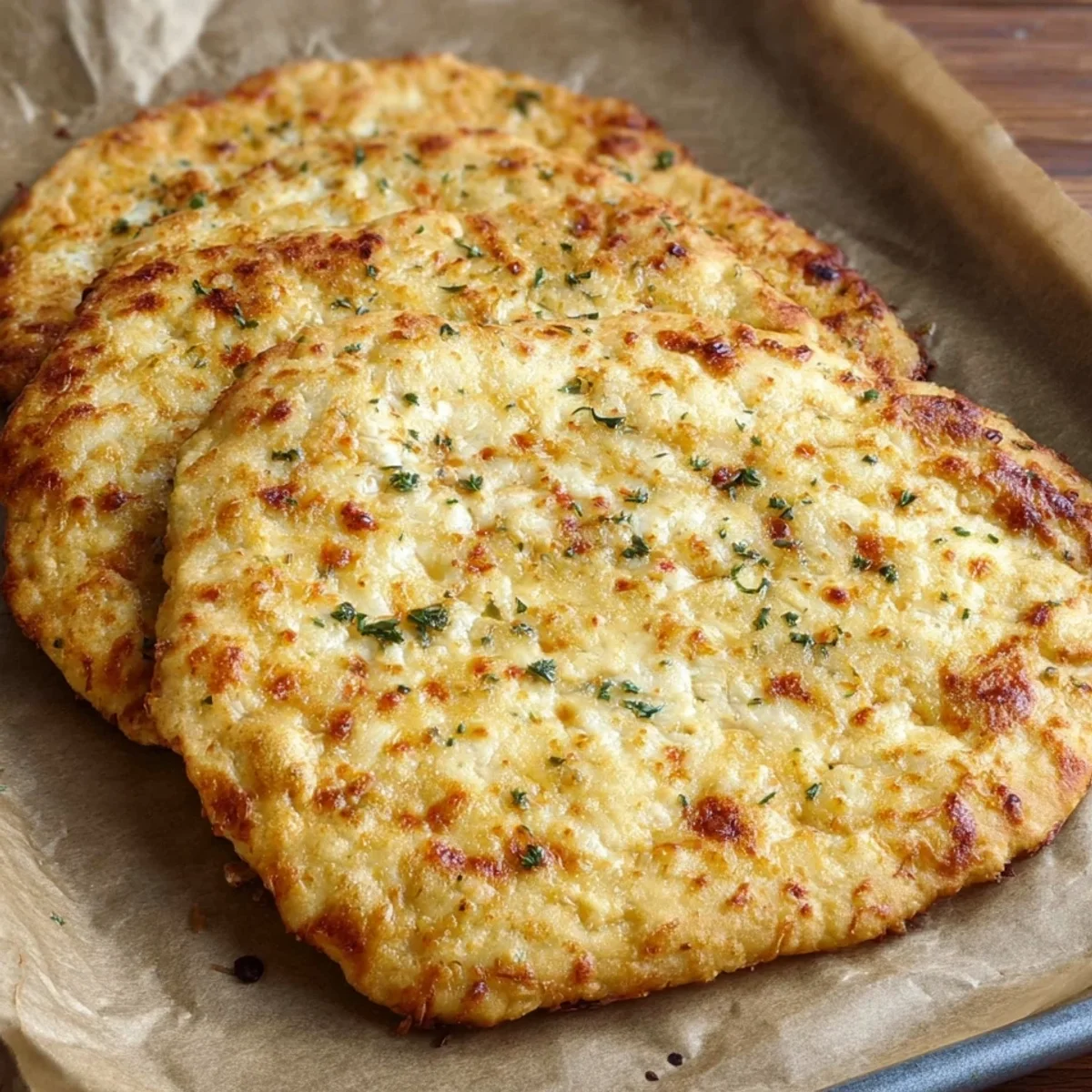High Protein 2-Ingredient Cottage Cheese Flatbread