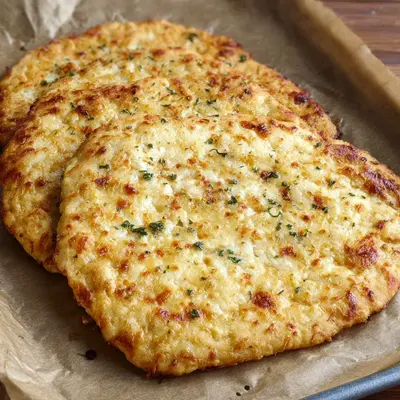 High Protein 2-Ingredient Cottage Cheese Flatbread