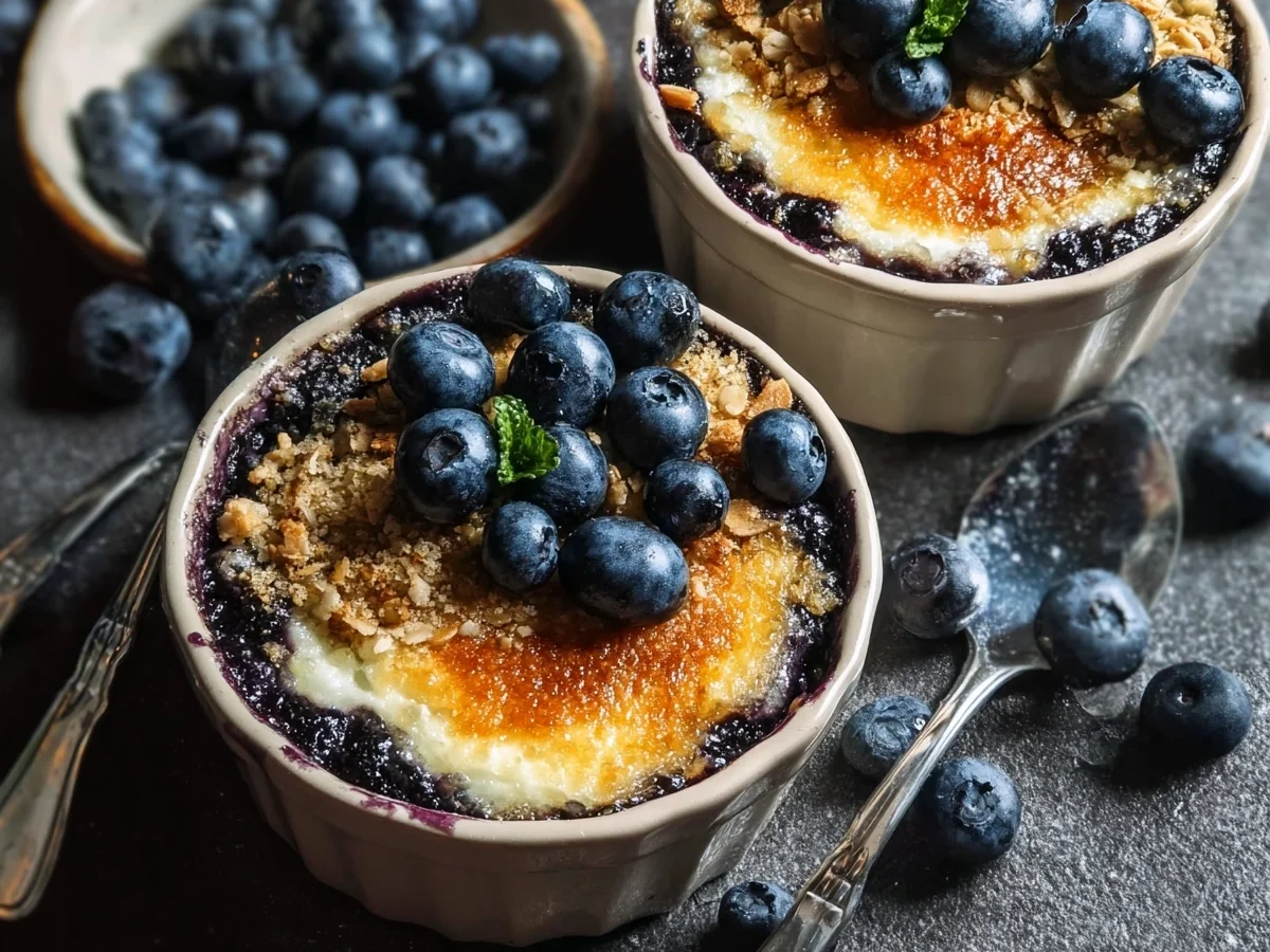 High Protein Baked Blueberry Cottage Cheese Bowl - Featured Image