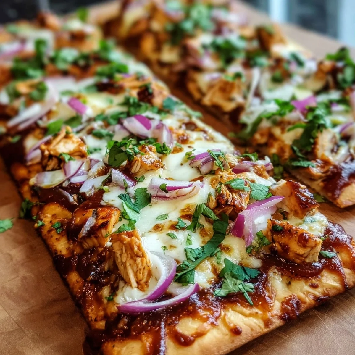 High Protein BBQ Chicken Flatbread: Quick Dinner