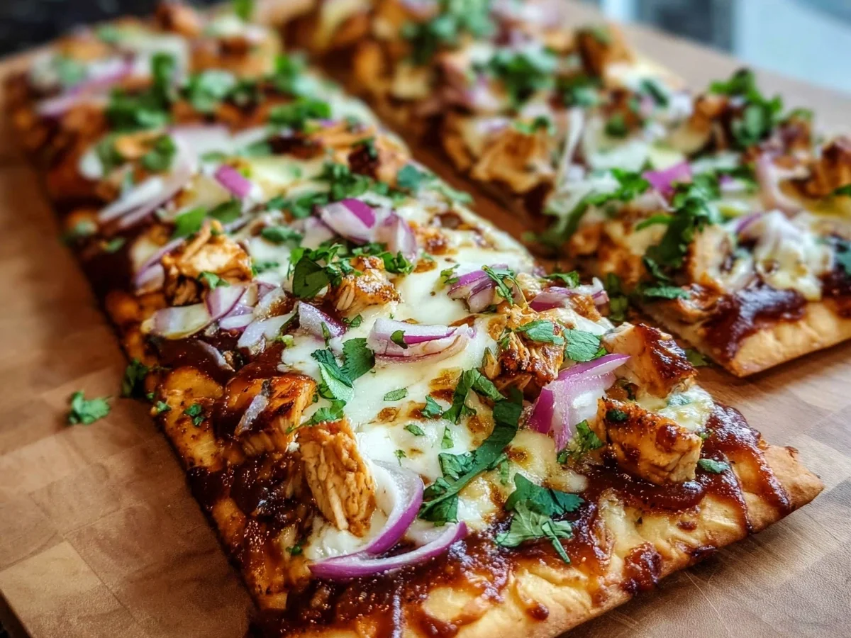 High Protein BBQ Chicken Flatbread: Quick Dinner - Featured Image