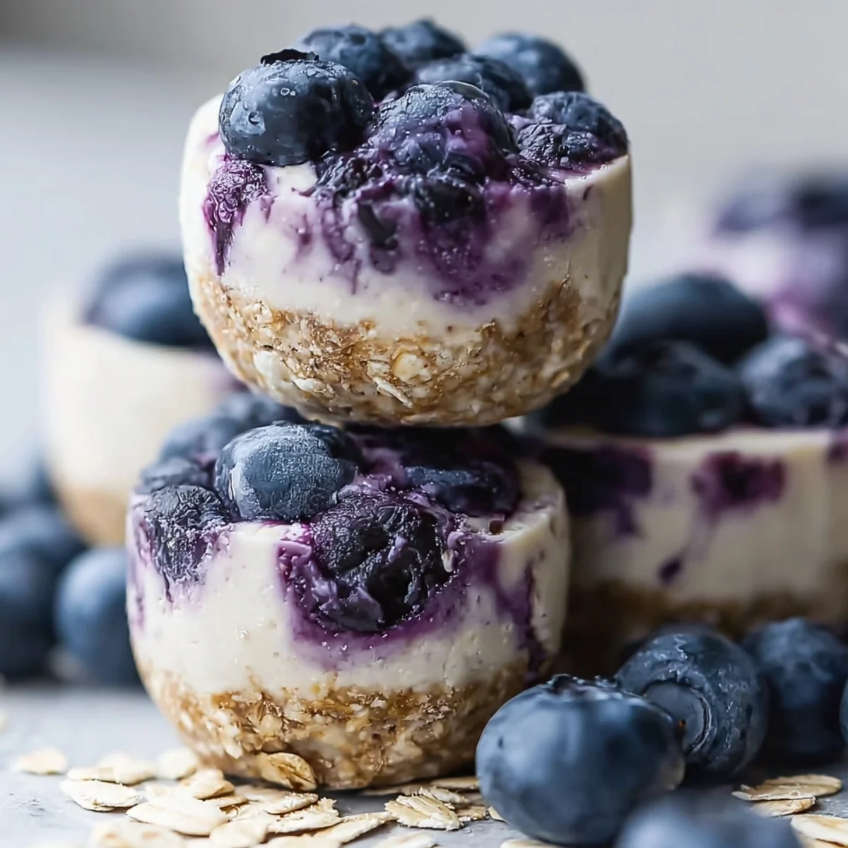 High Protein Blueberry Cheesecake Bites: Healthy Treat