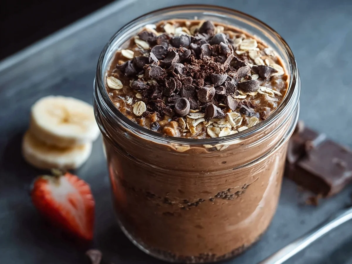 High Protein Brownie Batter Oats for a Quick Breakfast - Featured Image