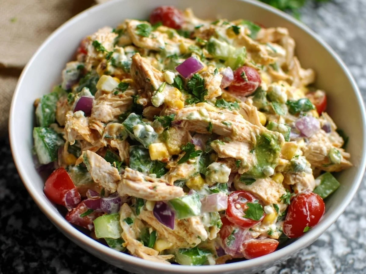 High Protein Chicken Salads: Easy Meal Prep - Featured Image