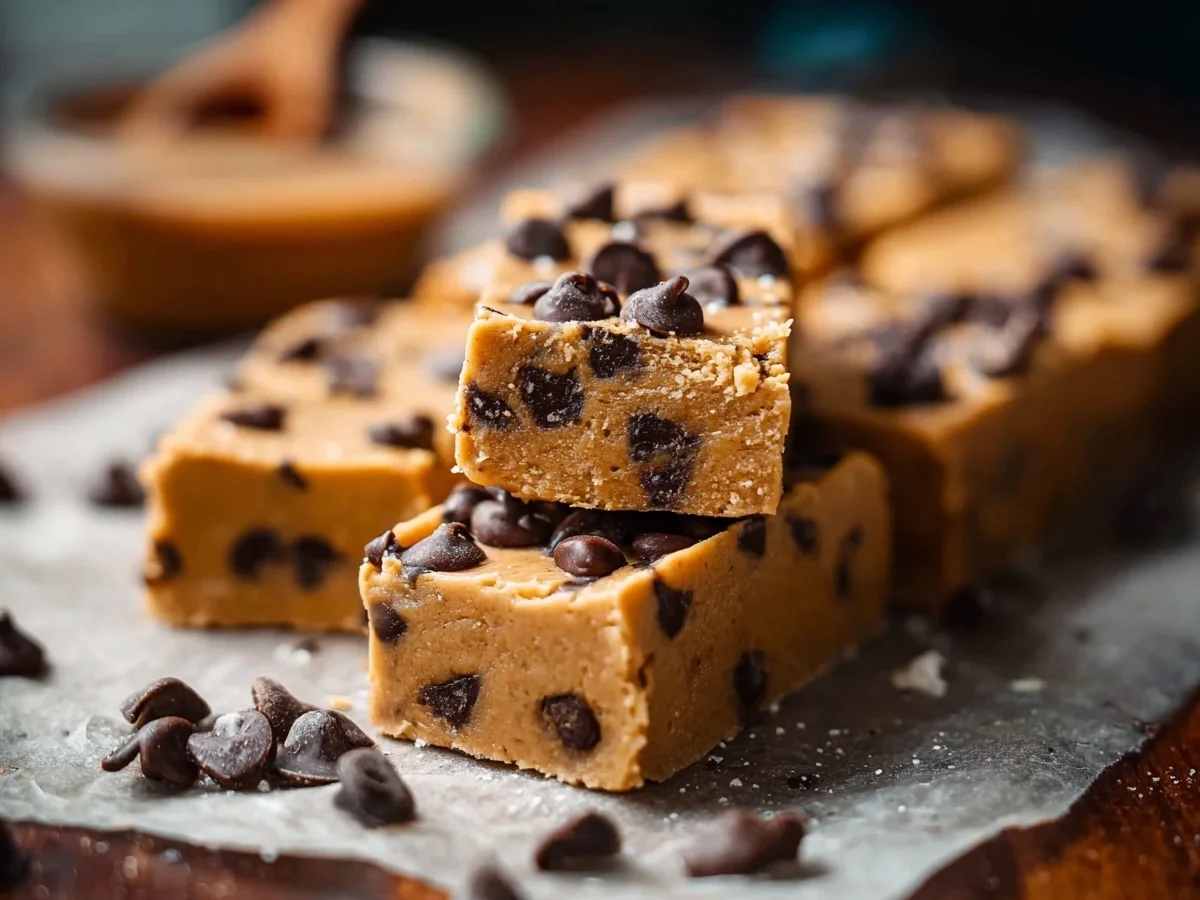 High Protein Cookie Dough Bars: Healthy Snacking Treat - Featured Image