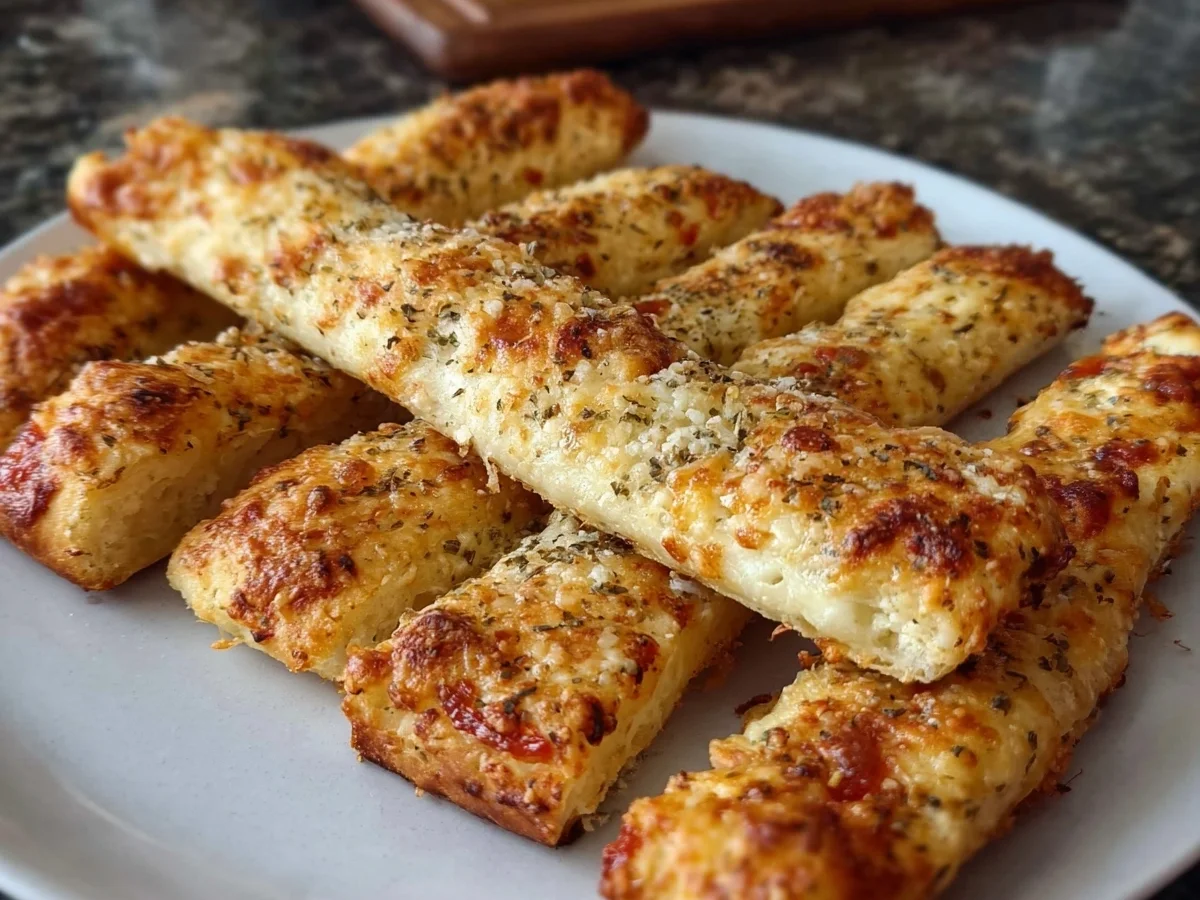 High Protein Cottage Cheese Breadsticks: Low Carb - Featured Image