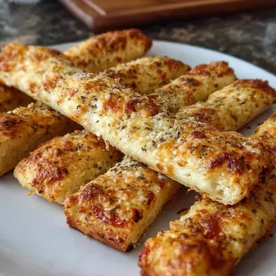 High Protein Cottage Cheese Breadsticks: Low Carb