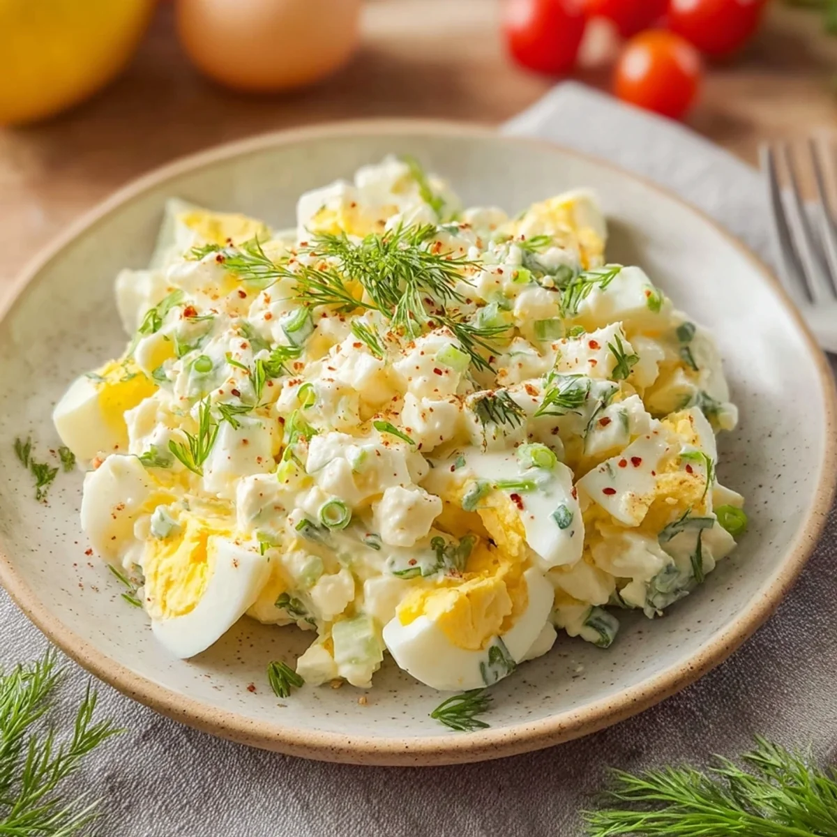 High Protein Cottage Cheese Egg Salad (24g Protein)