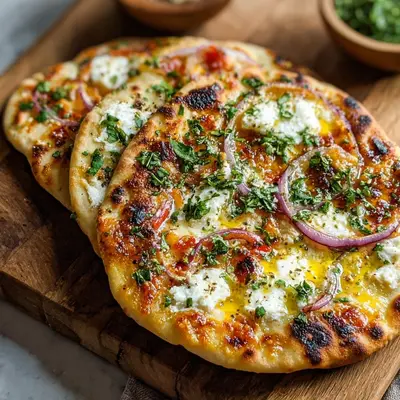 High Protein Cottage Cheese Flatbread
