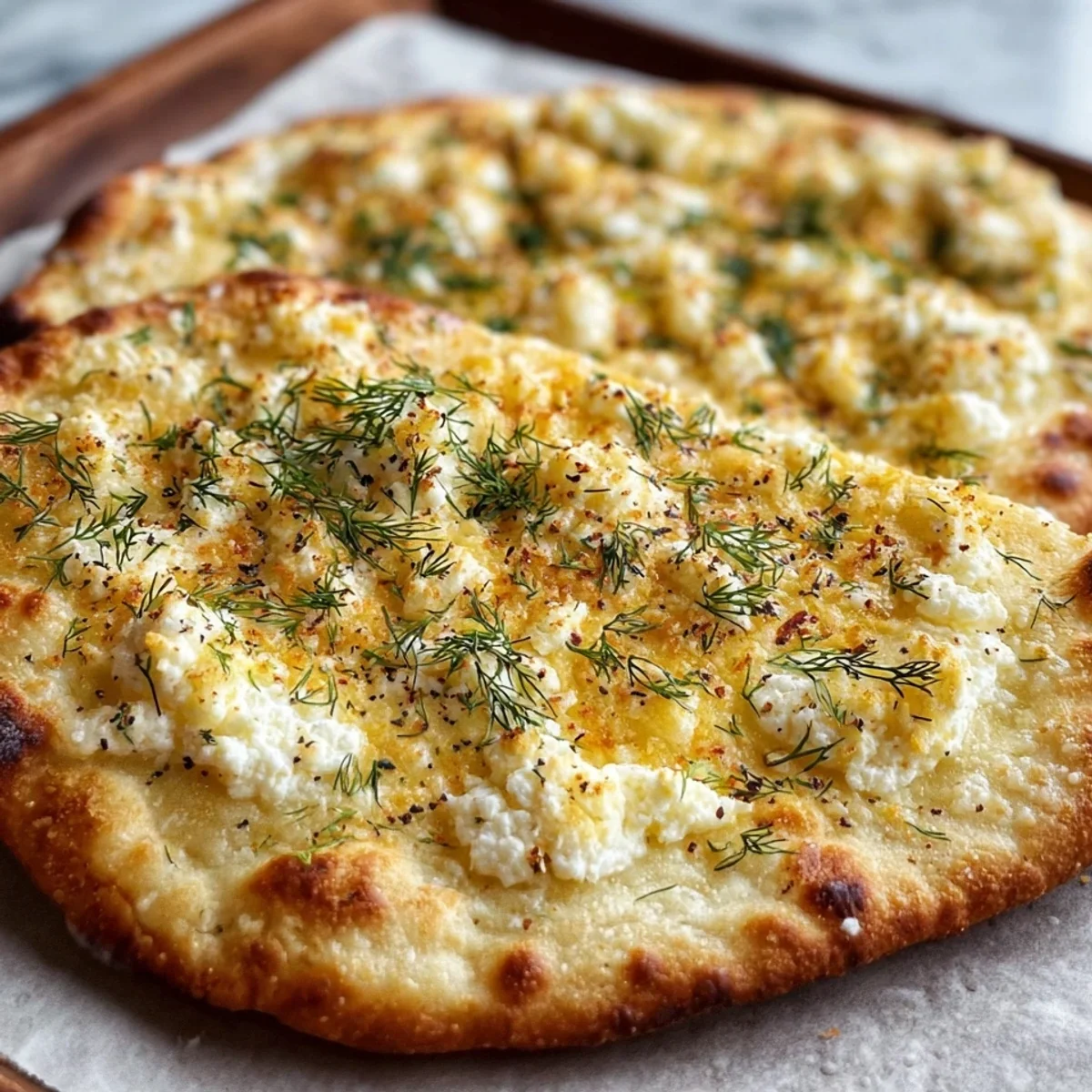 High Protein Cottage Cheese Flatbread: Quick & Viral