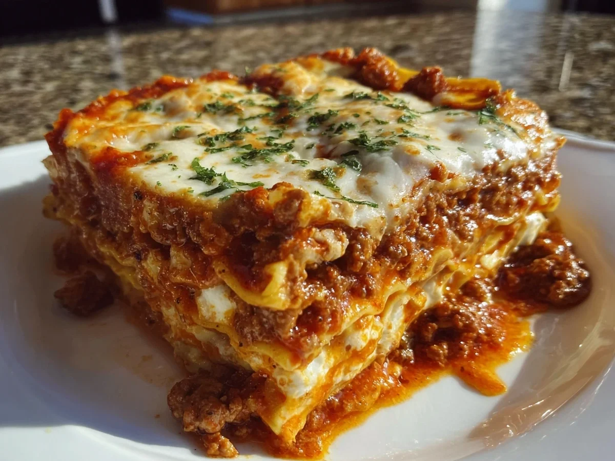 High Protein Cottage Cheese Lasagna for Meal Prep - Featured Image