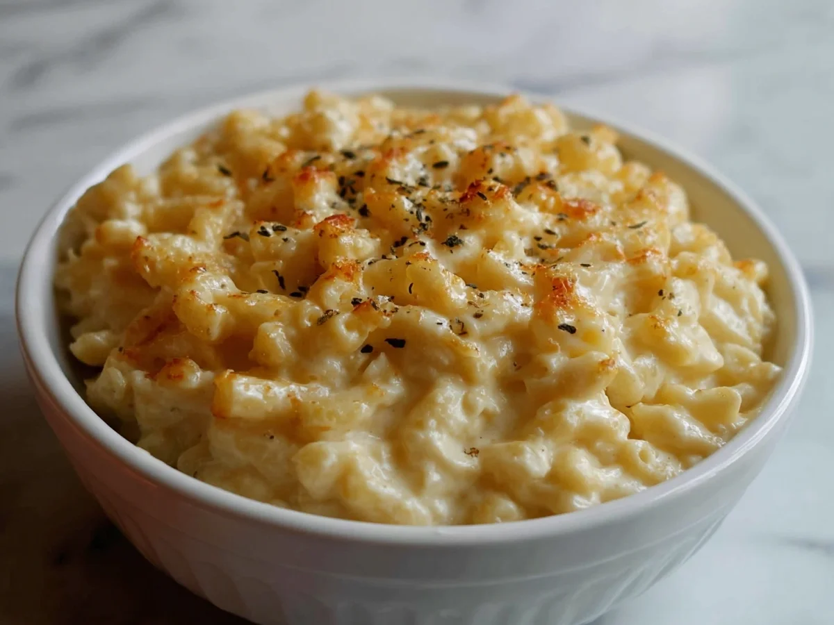 High Protein Cottage Cheese Mac and Cheese - Featured Image