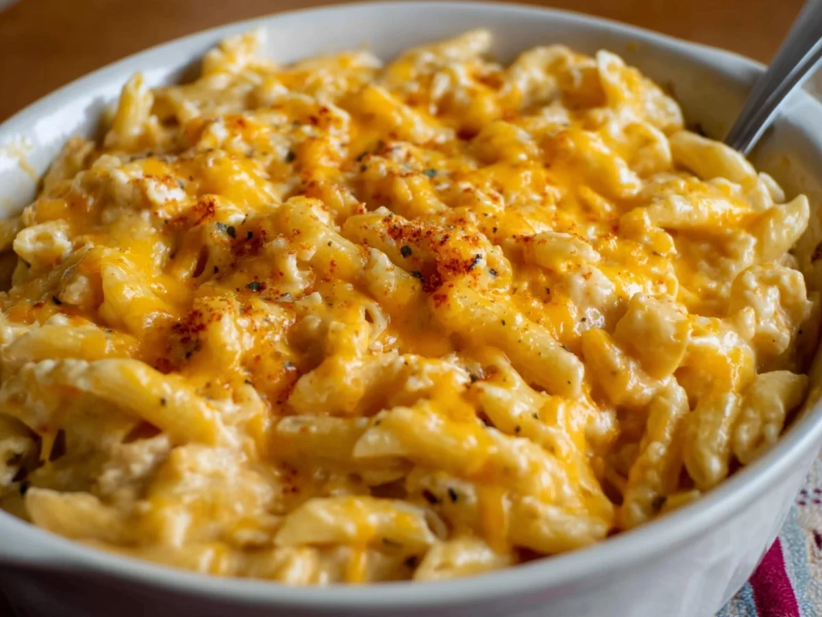 High Protein Cottage Cheese Mac and Cheese Recipe - Featured Image