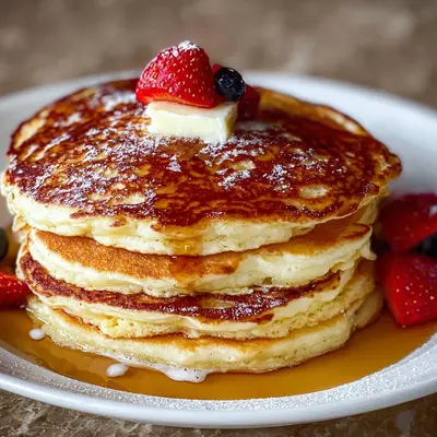 High Protein Fluffy Cottage Cheese Pancakes