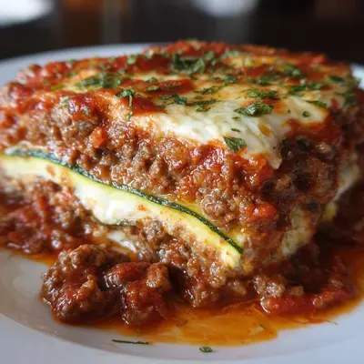 High Protein Keto Zucchini Lasagna: Healthy Dinner