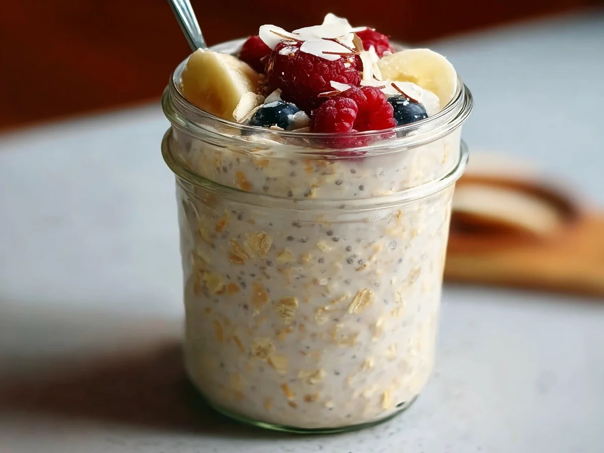 High-Protein Overnight Oats: Quick & Healthy Breakfast - Featured Image