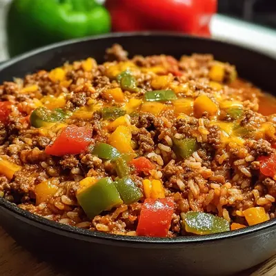 High Protein Unstuffed Peppers | One-Pan Meal Prep