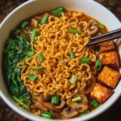 High Protein Vegan Ramen Noodles - Easy & Meal Prep